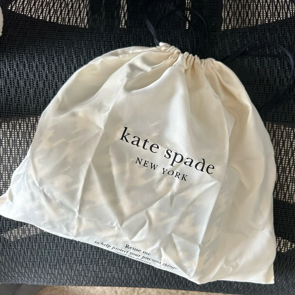 NWT Kate Spade Morgan Painterly Houndstooth Double-zip Dome Crossbody